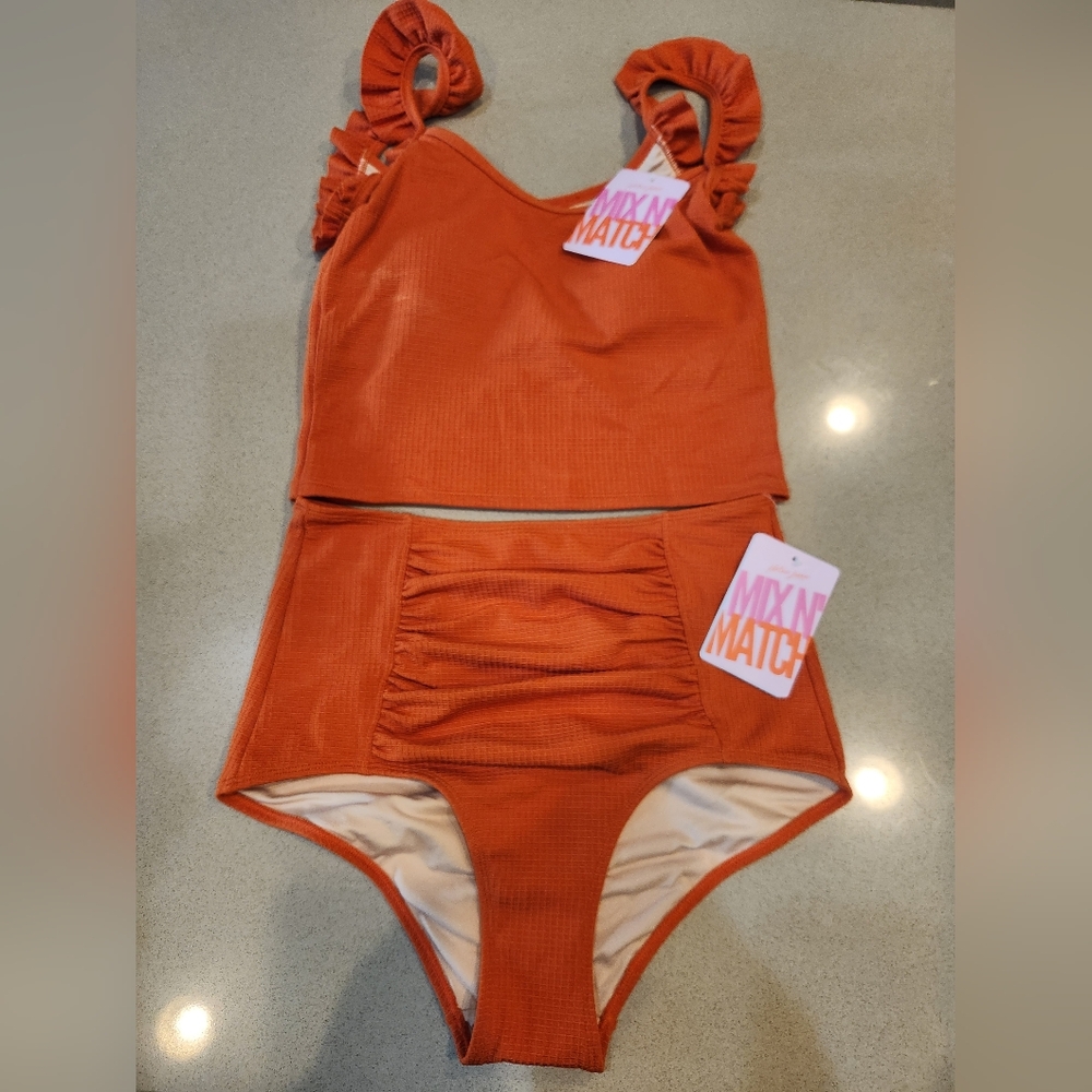 Kortni Jeane Vibrant Orange Swimwear